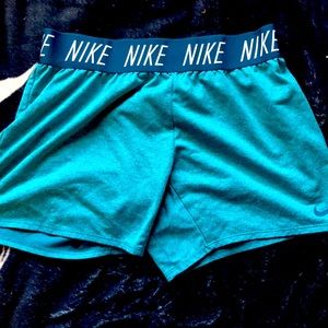 Nike blue shorts